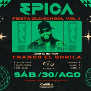 EPICA • VIP + VASO + ACCESO VIP [PREVENTA]